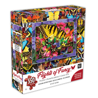 PFG Flights of Fancy - Butterfly Heaven, Alan Giana (550pcs) (Usage/Used - PUZZLES FOR GOOD)