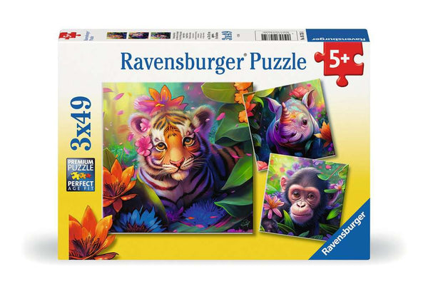 Jungle Babies 3x49 Puzzle Jungle Babies 3x49 Puzzle