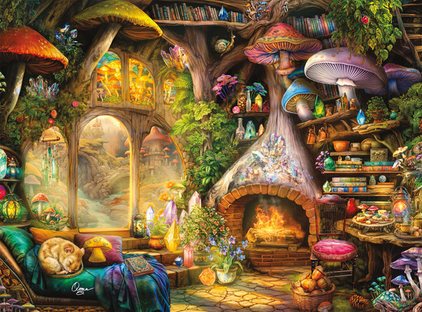 Buy Merry mushroom cottage, aimee stewart (1000pcs) Puzzle