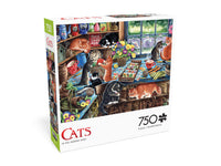 PFG Cats - In The Garden Shed (750pcs) (Usage/Used - PUZZLES FOR GOOD)