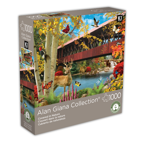 Buy Covered in nature, alan giana (1000pcs) Puzzle Jigsaw Jungle