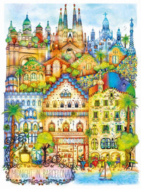 Villes à minuit - Barcelone, Madalina Tantareanu (1000pcs)