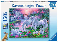 Ravensburger Unicorns au coucher du soleil Glow (150 xxl)