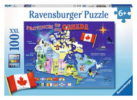 Carte Ravensburger du Canada (100 xxlpcs)