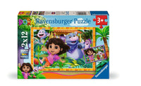 DMG Ravensburger Dora The Explorer - We Can Do It! (2x12pcs) (DAMAGED BOX)