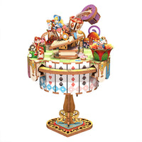 Alice's Tea Party Music Box (Wood)