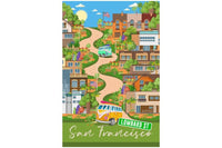 San Francisco - Lombard Street - Mini Puzzle