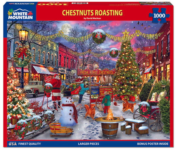 Buy Chestnuts roasting, david maclean (1000pcs) Puzzle Jigsaw Jungle