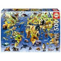Cent espèces en voie de disparition (500 pc)