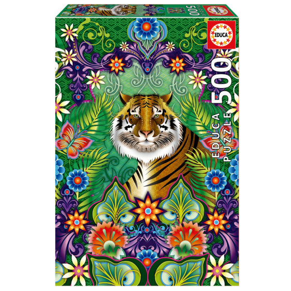 Bengal tiger 500pcs Puzzle Educa Puzzle Jigsaw Jungle