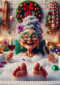Playful Seniors - Christmas Bubble Bath (1000pcs)