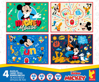 Disney Mickey Mouse 4-in-1 Multipack (2x48, 72 & 100pcs)