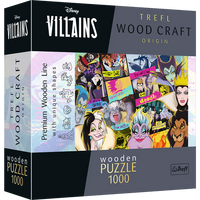 Trefl Wood Craft - Disney's Villains (1000pcs) (Wooden Jigsaw Puzzle)