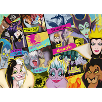 Trefl Wood Craft - Disney's Villains (1000pcs) (Wooden Jigsaw Puzzle)