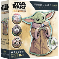 Trefl Wood Craft - Star Wars Grogu (160pcs) (Wooden Jigsaw Puzzle)