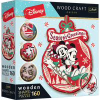 Wood Craft - Disney's Christmas Mickey Mouse (160pcs) (Wooden Shaped)