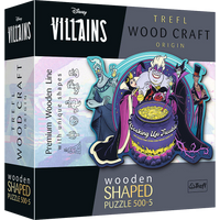 Trefl Wood Craft - Disney's Villains (500+5 pcs) (Wooden Jigsaw Puzzle)