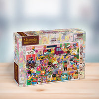 Foule de chats (1000pcs)