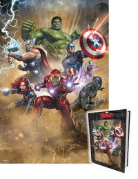 Marvel - Avengers in Collectable Tin Book (3D Puzzle) (300pcs)