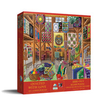 PFG Quilted with Love, Joseph Burgess (1000pcs) (EZ Grip) (Usage/Used - PUZZLES FOR GOOD)
