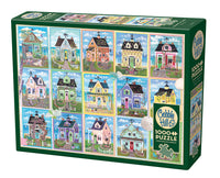 Cottages en bord de mer (1000 pc)