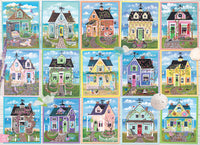 Cottages en bord de mer (1000 pc)