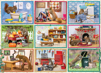 Écureuils à la maison (1000pcs)