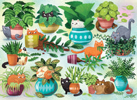 Cats vs. Plants, Michelle Simpson (500pcs)