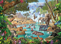 River of Life, Steve Crisp (350pcs - Puzzle de famille)