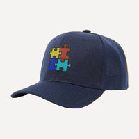 Puzzle Baseball Cap - Dark Blue