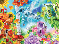 Flight of Fancy - Changement Seasons Humminbirds, Sheena Pike (1000pcs)