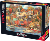 PFG Good Times Harbour, Chuck Pinson (4000pcs) (Usage/Used - PUZZLES FOR GOOD)