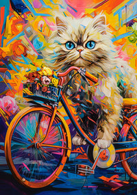 Kitten's Floral Ride (500pcs)