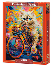 Kitten's Floral Ride (500pcs)