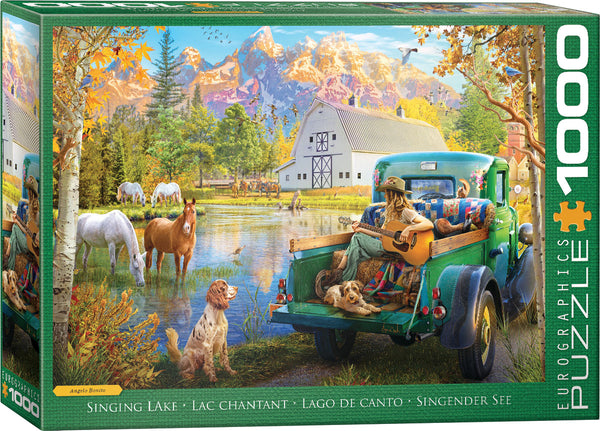 Buy Singing lake, angelo bonito (1000pcs) Puzzle Jigsaw Jungle