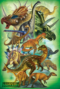 Dinosaures herbivores (100pcs)