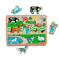 Melissa & Doug Old MacDonald's Farm Song Tray