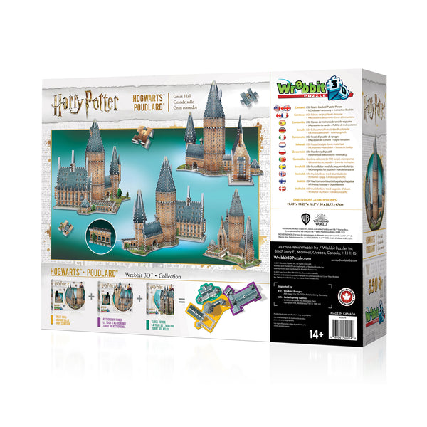 Puzzle 3D Harry Potter - comparaison Ravensburger vs Wrebbit 3D