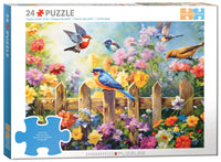 Oiseaux de jardin ludiques (24pcs)