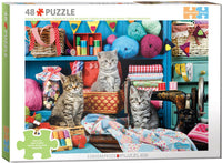 Sewing Room Kittens, Greg Cuddiford (48pcs)