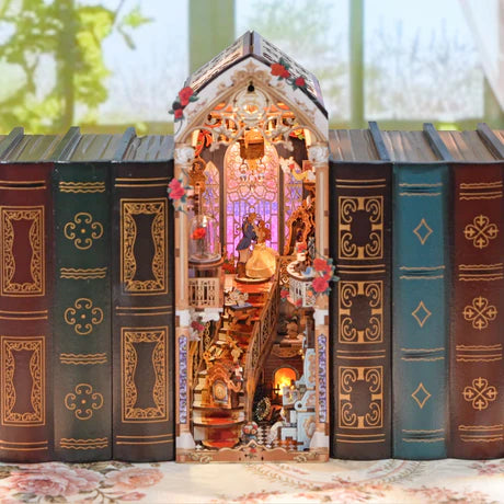 Buy Book nook - beauty & the beast (wood) Puzzle | Jigsaw Jungle