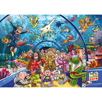 Wasgij? Original # 43, Aquarium Actics!