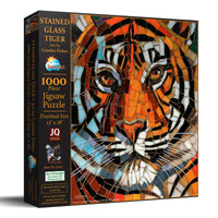 Stained Glass - Tiger, Cynthie Fisher (1000pcs)