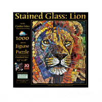 Stained Glass - Lion, Cynthie Fisher (1000pcs)