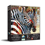 Stained Glass - Zebras, Cynthie Fisher (1000pcs)
