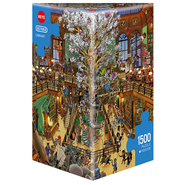Puzzle 1500 pièces : La grande bibliothèque