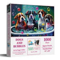 Chiens et bulles, Peggy Collins (1000pcs)