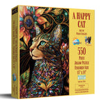 Un chat heureux, Peggy Collins (550pcs)