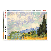 Champ de blé avec des cyprès, Vincent Van Gogh