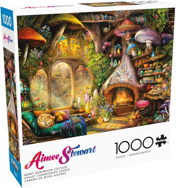 Buy Merry mushroom cottage, aimee stewart (1000pcs) Puzzle